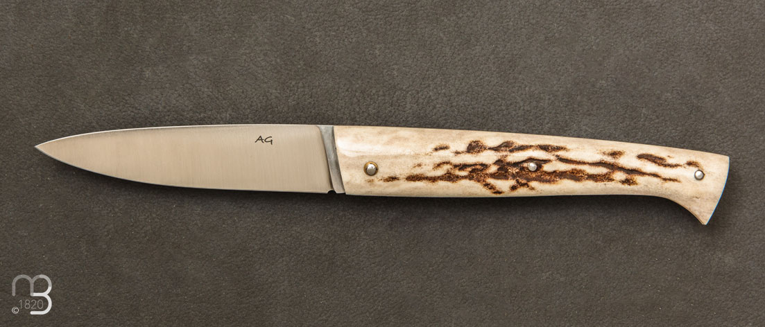 Couteau de poche Lombard Bois de cerf