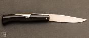 Couteau Chasseur 12 cm Corne noire par J. Mongin