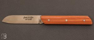 Couteau " L'me d'Emma N1 " par Le Fidle - Cdre de Virginie et lame 12C27