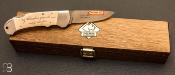  Couteau de poche custom Wildlife de Puma Scrimshaw "Sanglier"