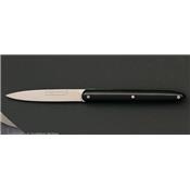 12cm Black acrylic Épicurien liner-lock pocket knife