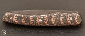 Couteau 1820 - 200 ans Maison Berthier - manche en Fatcarbon "Snakeskin Copper"