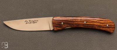 Couteau de poche Le Vosgien en Bois de fer d'Arizona par Jol Grandjean