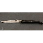 Couteau Laguiole Damas pointe de corne 18cm - Forge de Laguiole