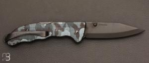 Couteau  " Evoke BSH Alox Navy Camouflage " Suisse Victorinox - 0.9415.DS242