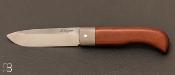 Couteau de poche Le Bugiste micarta lame acier inoxydable 14c28N par Frdric Maschio