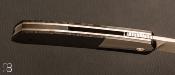 Couteau pliant de collection de Stéphane Sagric - Fibre de carbone et Zirconium