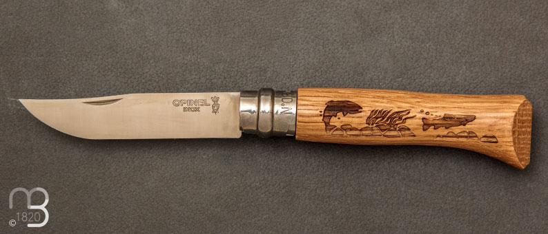Couteau Opinel N°08 Poissons Animalia