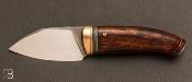 Couteau " Flchette" de Benoit Maguin - RWL-34 et bois de fer d'Arizona