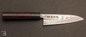 Couteau Japonais Kanetsune Blue Paper Steel N°2 damas  - Petty 135 mm