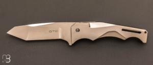 Couteau  "  Calibre 50 - Intgral titane " custom par Gustavo Thome Cecchini - GTC Custom Knives - CPM-154