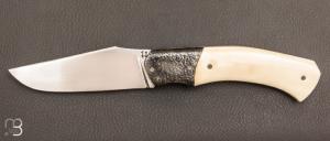 Liner lock knife by Jol Grandjean - Warthog and rwl-34 blade