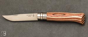 Couteau Opinel N08 Bouleau Lamell brun
