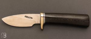  Couteau droit Randall N11 - 3-1/4" "Alaskan Skinner" - Micarta noir