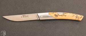 Couteau  "  le Thiers Advance " par Fontenille-Pataud - RWL34 et buis foudroy 