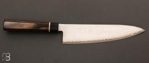 Couteau japonais de cuisine Suncraft série Senzo Damas - Chef 20 cm