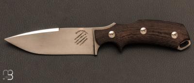 Red V2 tactical knife by Bastinelli