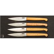 Set de 4 couteaux à Steak Pallarès Solsona - Buis