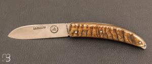    Couteau  "  L'Aurhalpin  "  par la coutellerie Dubesset - Croûte de bélier et 14C28