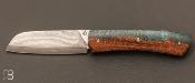 Couteau " Go " custom bois stabilis et lame VG10 par David Margrita - Mbull Knives
