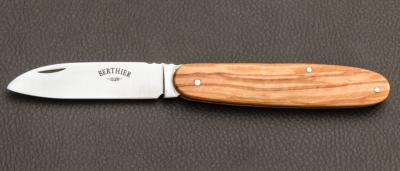 Couteau de poche modle "Navette" par Berthier - Olivier et lame XC75