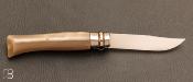 Couteau Opinel n°8 Hermes - Corne Blonde avec coffret