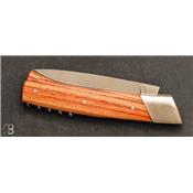 Rhôdanien knife rosewood handle with bolster and corkscrew
