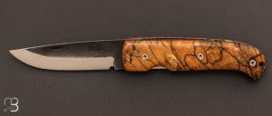  Couteau  de poche Danang manche en htre debout par Citadel Dep Dep
