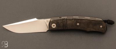 Couteau " New Hardy " custom par Rmi Lavialle - RWL34 et Fibre de carbone