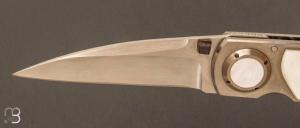  Couteau " custom " par Gaines Buddy - Nacre 
