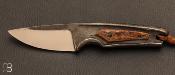Couteau " Espadon " croûte d'ivoire de mammouth par Pierre Reverdy