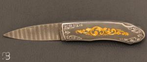 Couteau " Lock-Back " custom par Dr Fred Carter - Sole Authorship Engraved