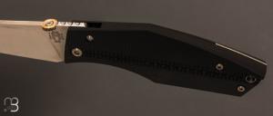 Couteau "  X-CA Frame Lock  " custom par Torpen Knives - Jérôme Hovaere - G-10 et N690