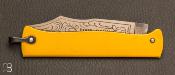 Couteau de poche Douk-Douk Color jaune GM par Cognet
