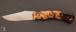 Couteau de poche marronnier stabilis et RWL34 par Jol Grandjean