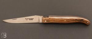 Laguiole en Aubrac folding knife 12 cm - mammoth ivory handlef