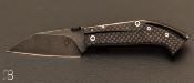 Couteau "Warthog " 2/4 custom srie limite par Torpen Knives - Jrme Hovaere - Fibre de carbone et CPM CRU-WEAR