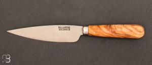 Couteau de cuisine Pallars Solsona olivier- chef 13 cm - Acier inoxydable 