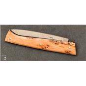 Couteau de poche Lombard par Adrien Giovaninetti - Genevrier et 14C28N