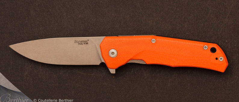 Couteau fermant T.R.E. GOR G-10 Orange