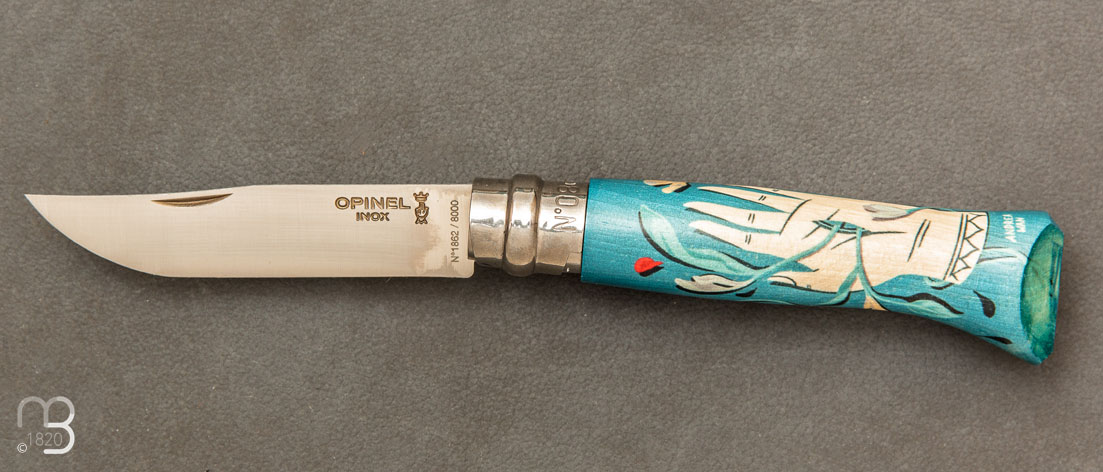 Opinel Couteau Luxe Série Limitée N°08 Edition AMOUR 2019 Andrea Wan 