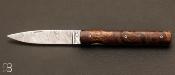Couteau " Le Franais " 001 damas et loupe de bois de fer par Perceval