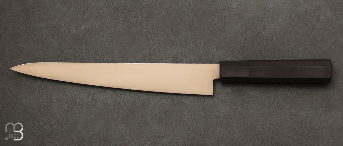 Couteau Japonais série Kataoka de Tamahagane - Trancheur / Sujihiki 24CM