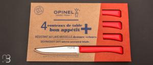 Coffret 4 couteaux de table Bon apptit + rouge