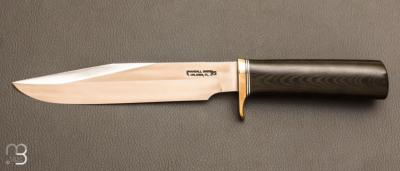 Couteau droit Randall N5 - 7" "Camp & Trail" - Micarta noir