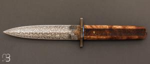  Dague custom - Damas  de Vlad Matveev et Loupe de Tilleul