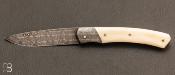 Couteau "1820 Berthier" par Anthony Brochier - Damas Mosaque