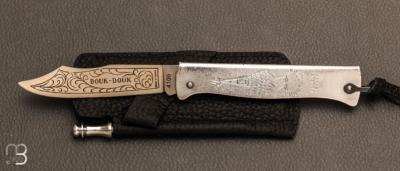 Couteau Douk-Douk chrom avec tui GM par Cognet