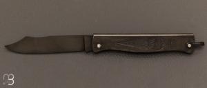 All Black Douk-Douk knife PM by Cognet