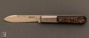  Couteau de poche " Roundhead Barlow " Corne de blier par Lionsteel - CK0111.RM